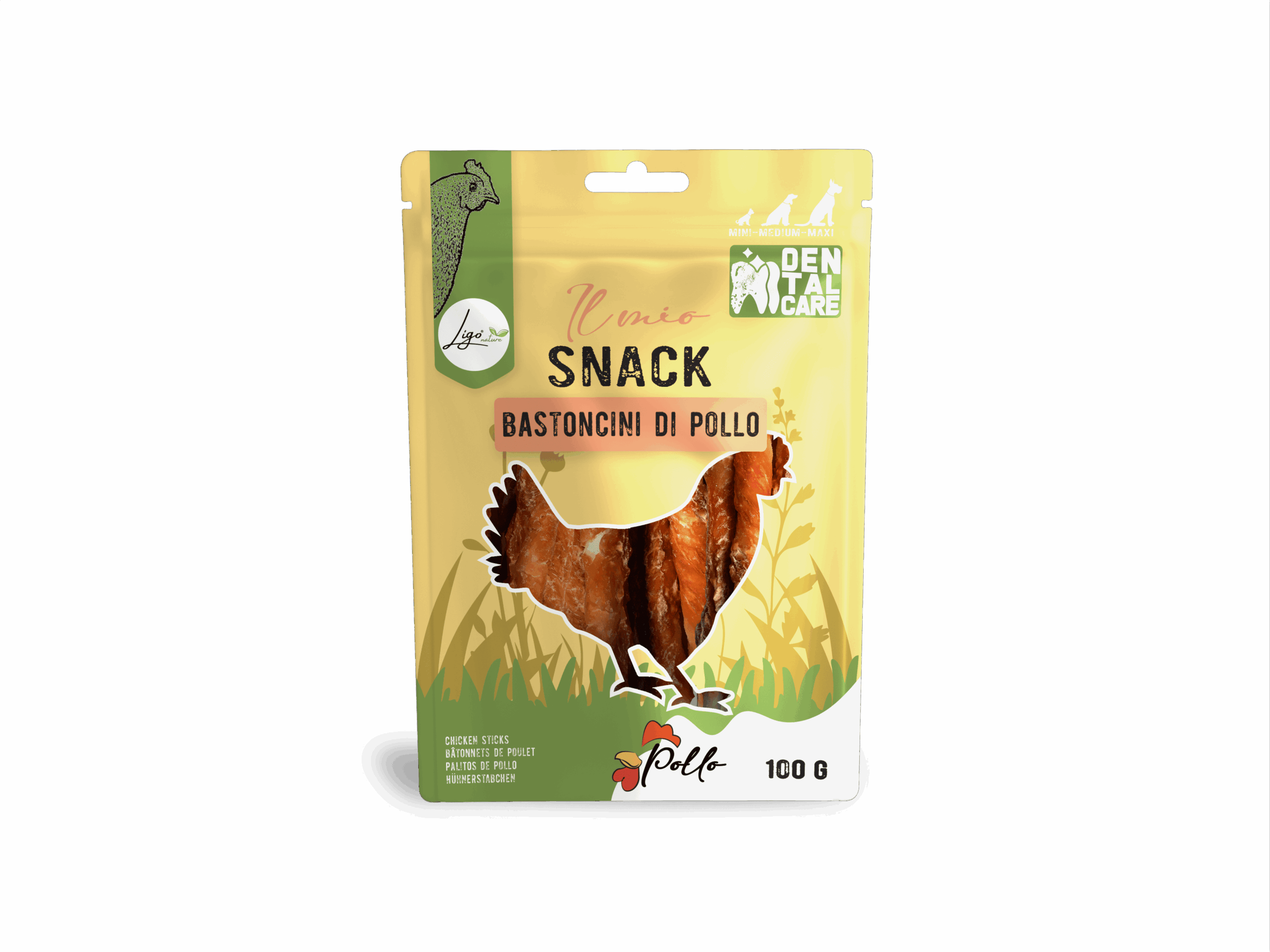 Il mio snack Bastoncini di pollo DENTAL CARE 100gr