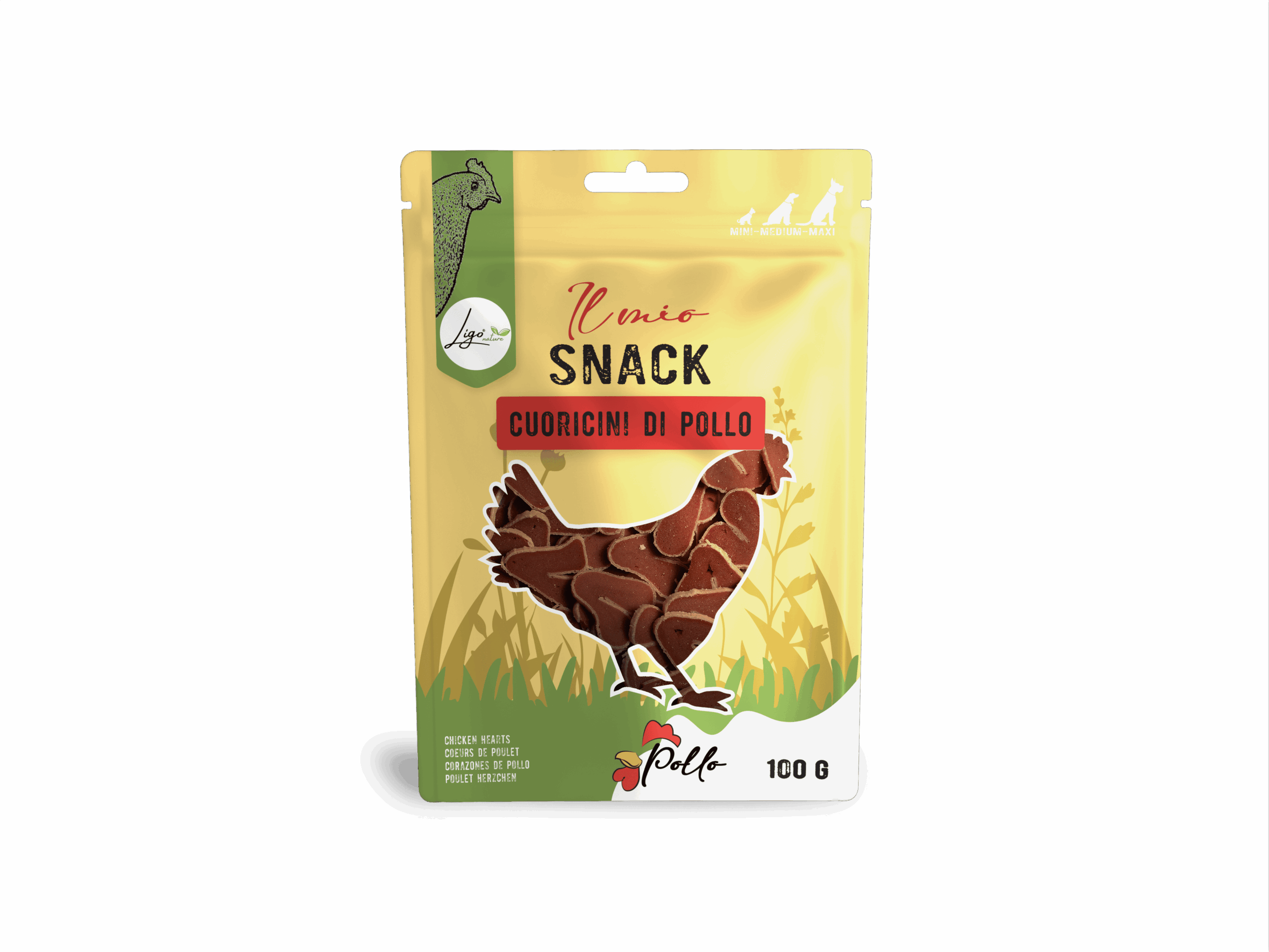 Il mio snack SOFT Cuoricini di pollo 100gr