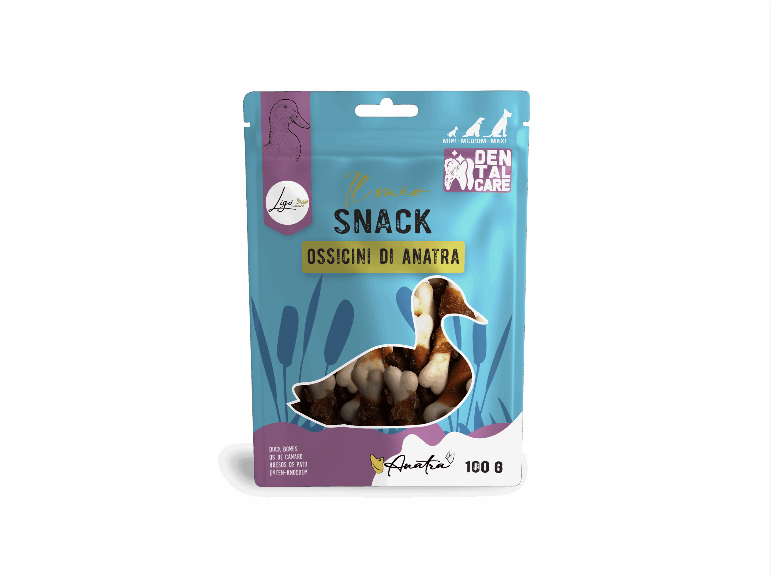 Il mio snack Ossicini di anatra DENTAL CARE 100gr