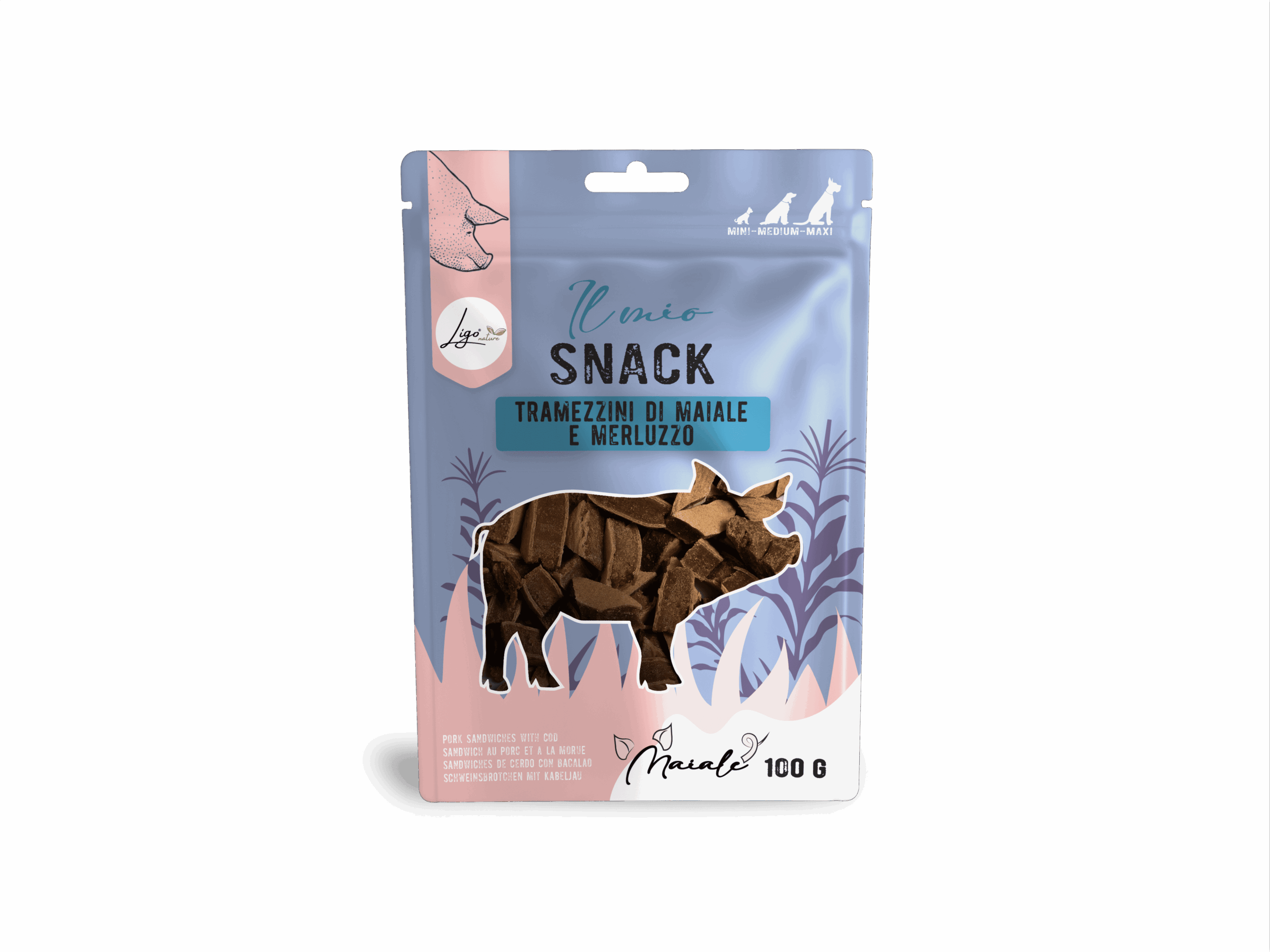 Il mio snack SOFT Tramezzini di maiale 100gr